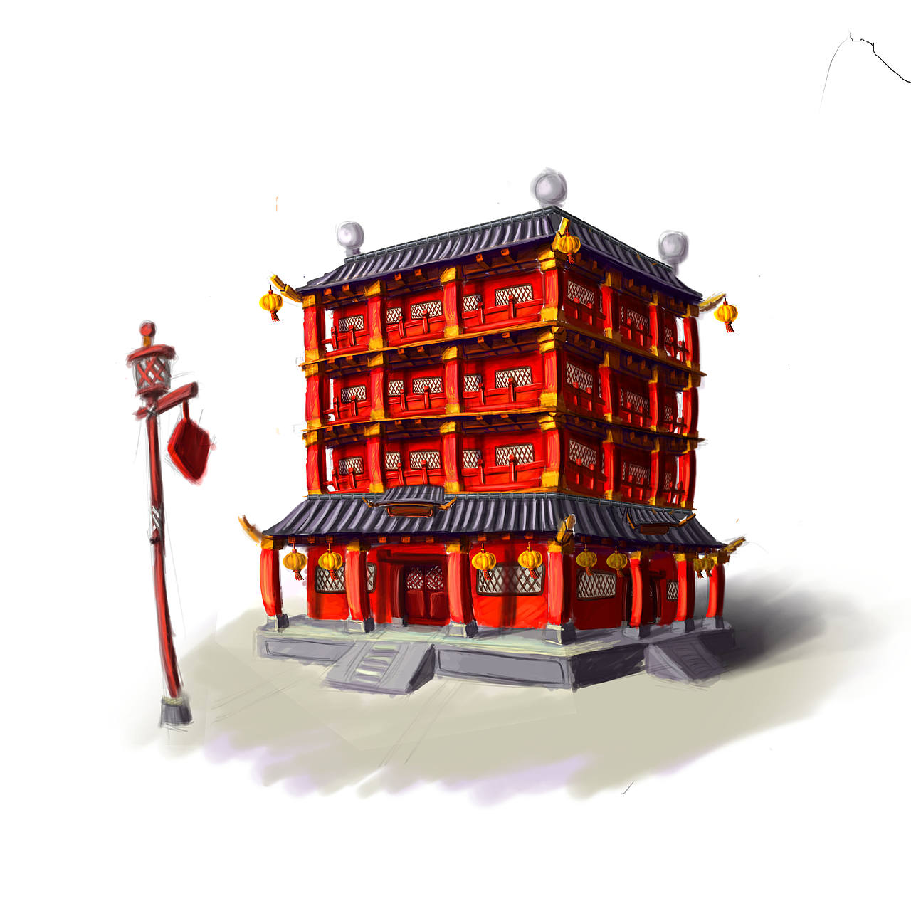 动漫Q版场景（图ZMTg3NTgyODQ=） - 单幅漫画 - 站酷设计师陈安乔原创素材 - 站酷ZCOOL