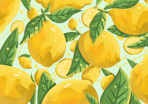 这一年的水果系列插画总结（图ZMzM2MzE0MTY0） - 创作习作 - 站酷设计师画绘本的lili原创素材 - 站酷ZCOOL