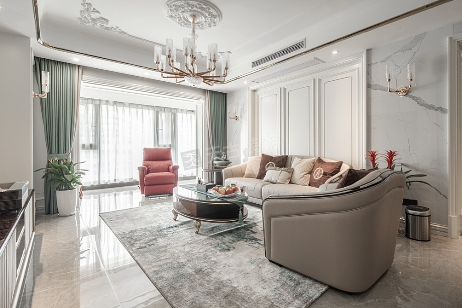 万科御澜道装修实景,混搭风格设计,天古装饰设计师蔡培