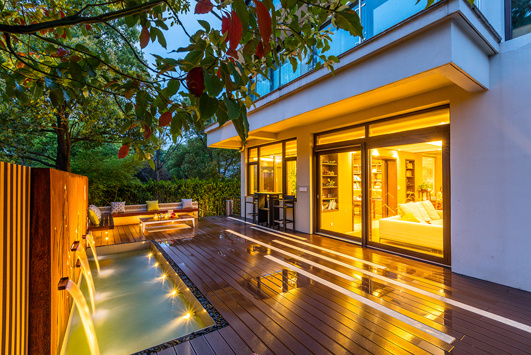 大华西郊顶级别墅 上海花园设计 别墅花园施工落地