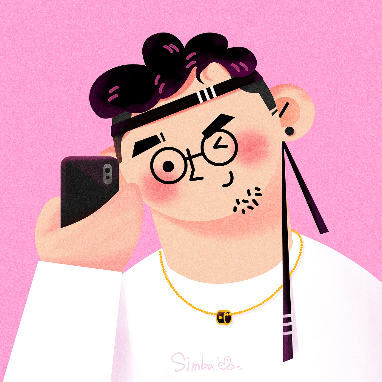 猛男都爱的芭比粉头像