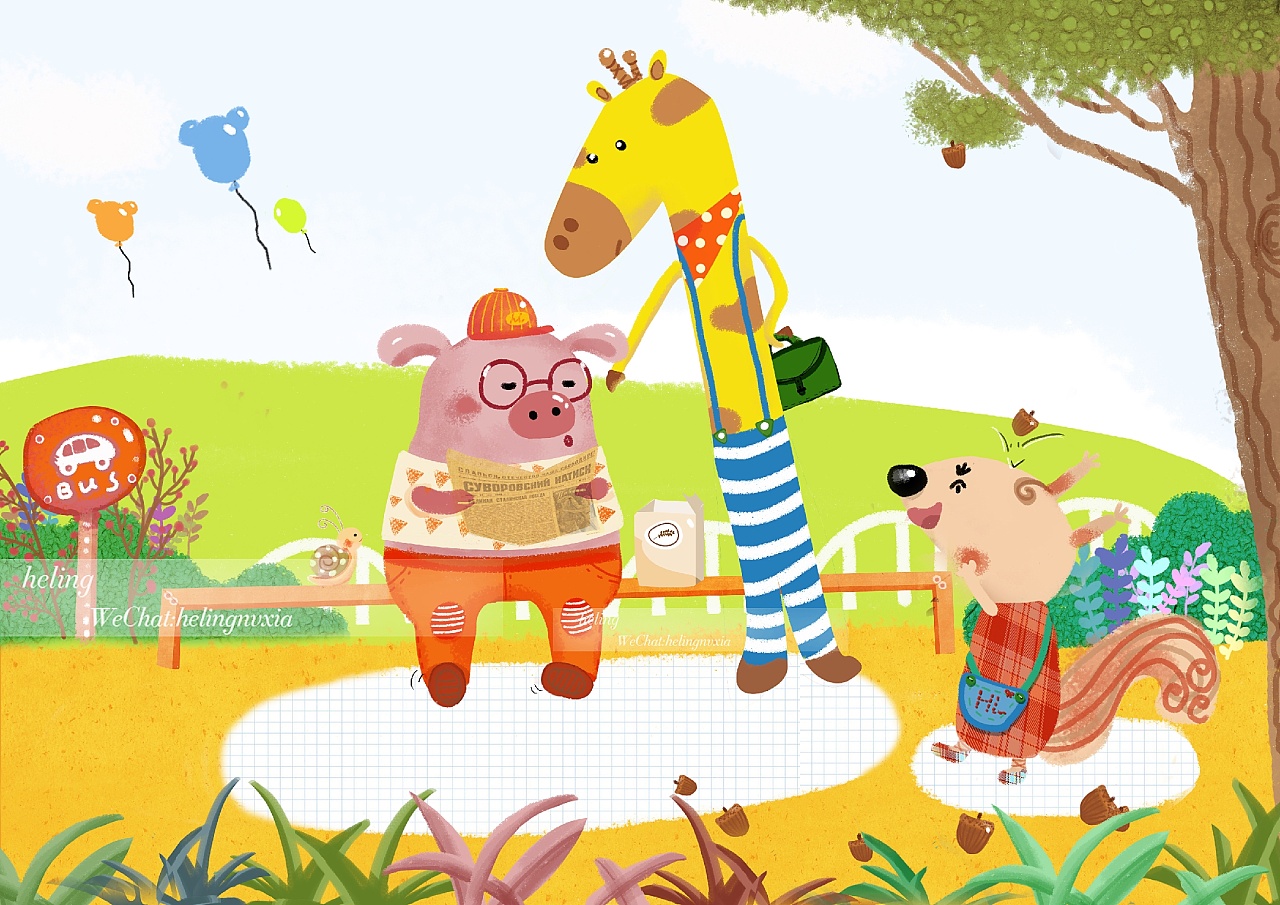 动物村里好热闹 - 原创作品 - 站酷(zcool)