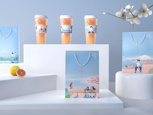 一个日本温情茶饮品牌全案设计【遇见】