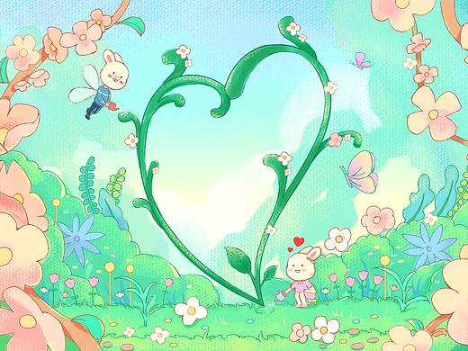 #心相印#兔子花园