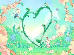 #心相印#兔子花园