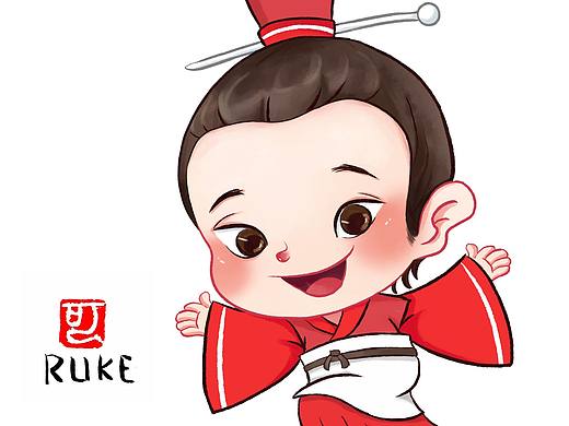 古风卡通人物logo