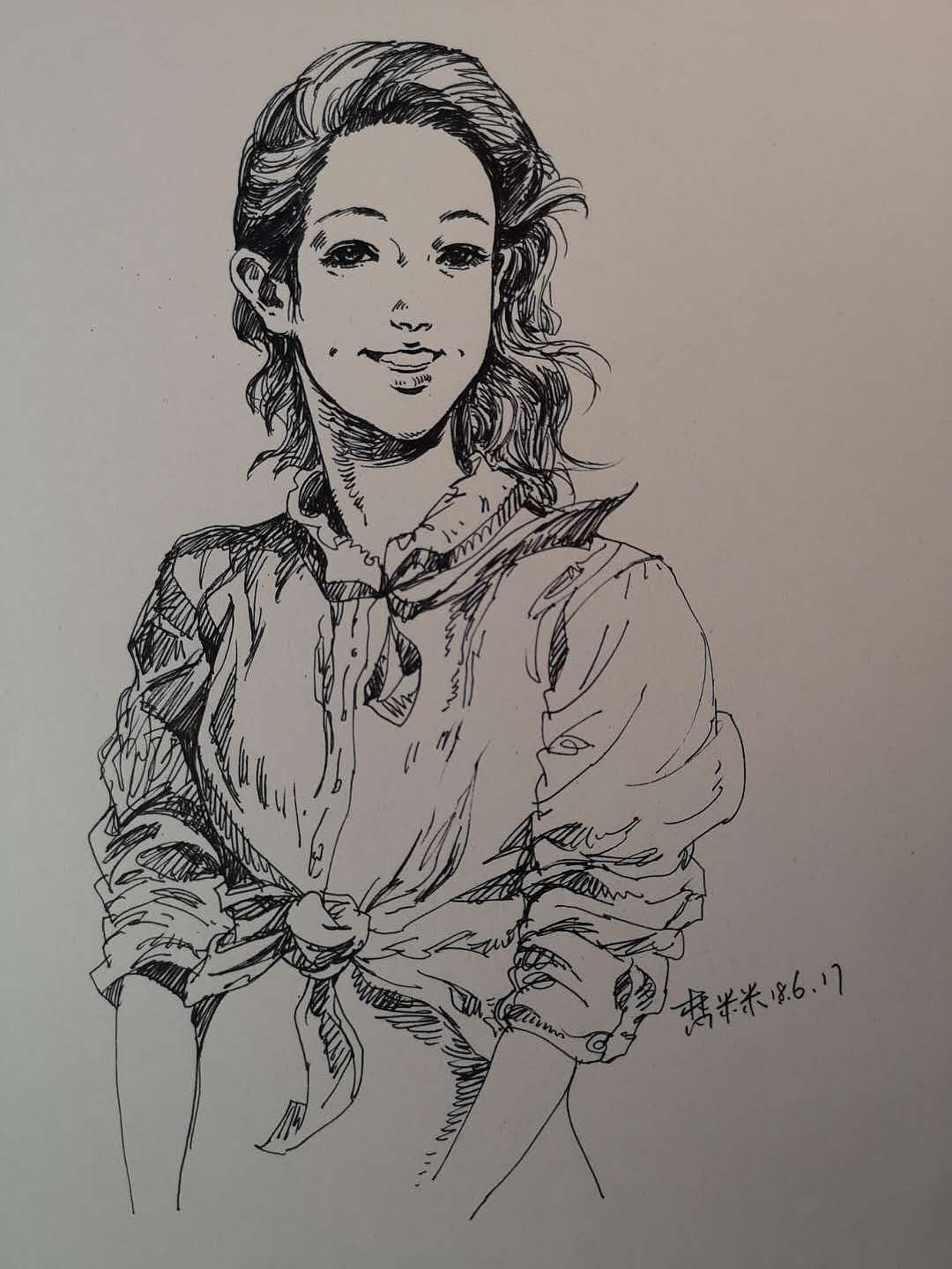 速寫（圖ZMTI4NzM0MjA4） - 繪畫 - 站酷設(shè)計師梵米米原創(chuàng)素材 - 站酷ZCOOL