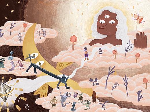 插画合集 | 关于寻找水晶的冒险小故事