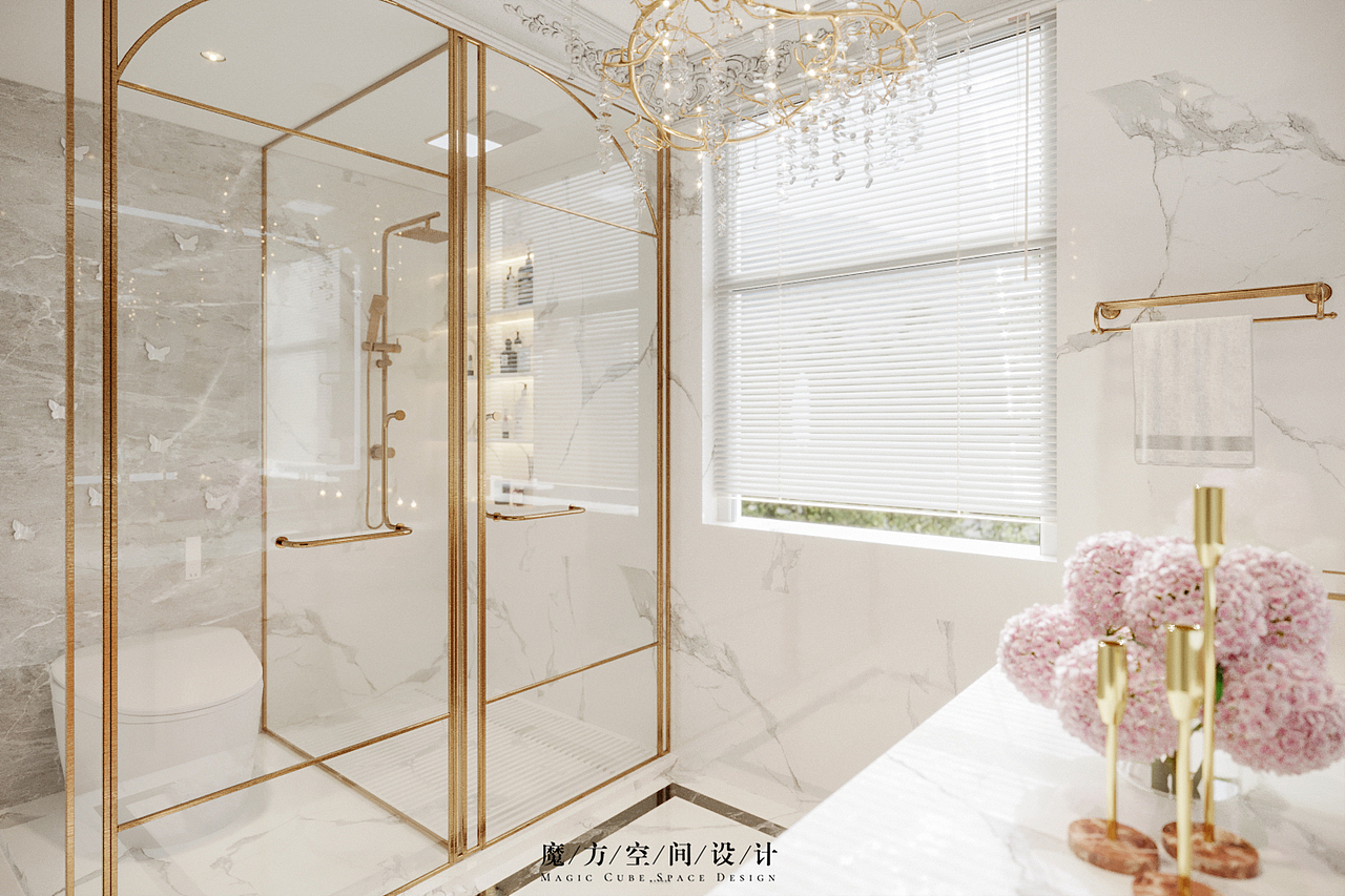 【魔方】法式轻奢•贵州遵义别墅项目（图ZMjE2NzMxODcy） - 家装设计 - 站酷设计师魔方空间设计原创素材 - 站酷ZCOOL