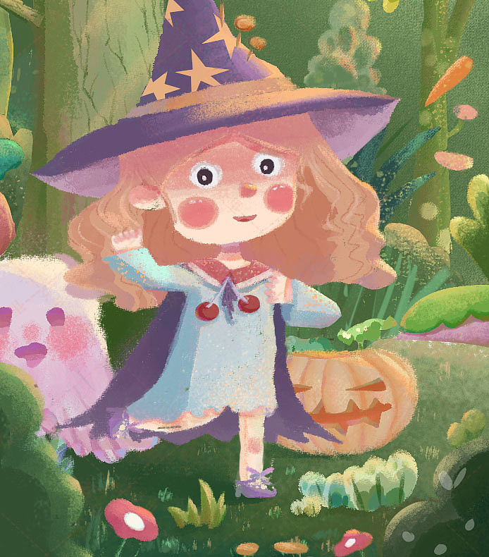 小女巫|插画|儿童插画|是众里啊 - 原创作品 - 站酷 (zcool)