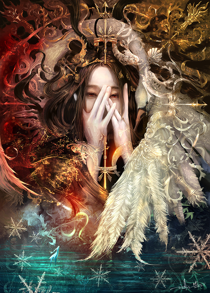 Surreal Portrait-03（图ZNDM5NTEzODA=） - 艺术插画 - 站酷设计师CGartLab原创素材 - 站酷ZCOOL