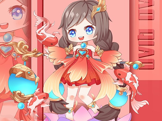 王者荣耀同人大乔q版