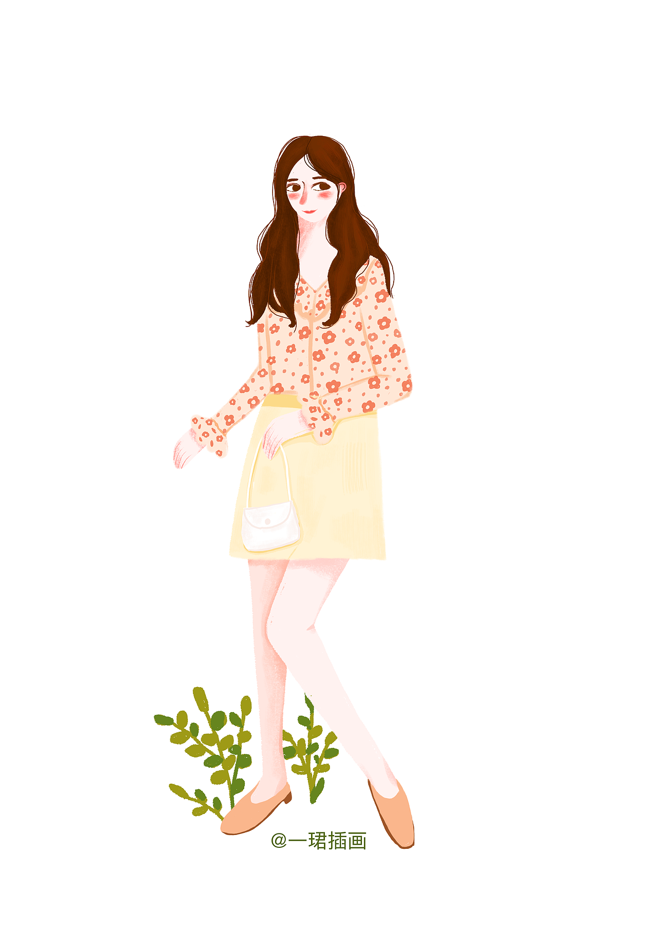 夏日穿搭（图ZMTU3MTIyMTYw） - 商业插画 - 站酷设计师眠眠云原创素材 - 站酷ZCOOL
