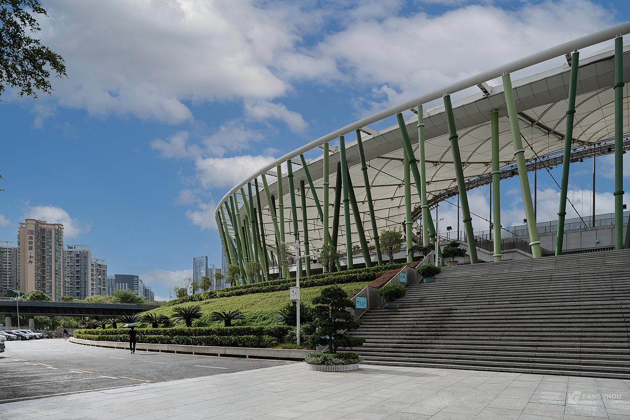 建筑摄影｜深圳宝安体育场（图ZMjY5OTI1MTQ0） - 环境/建筑摄影 - 站酷设计师建筑摄影师方舟原创素材 - 站酷ZCOOL