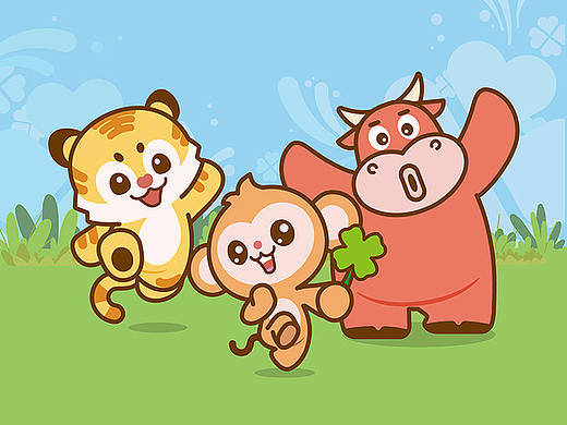 卡通IP形象及组合设计方案