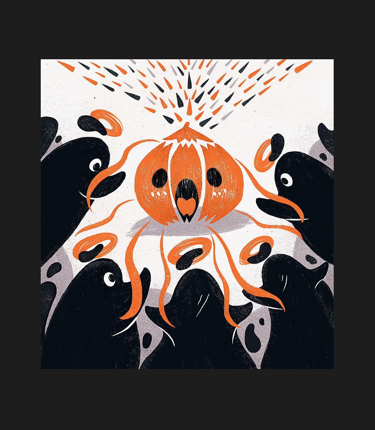 万圣节主题图案插画