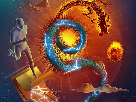 雜志封面設(shè)計(jì)-可發(fā)電發(fā)熱的新型穿戴型納米材料（個(gè)人主頁(yè)-ZNDk1ODQ2ODg=） - 商業(yè)插畫(huà) - 站酷設(shè)計(jì)師textiler原創(chuàng)素材 - 站酷ZCOOL