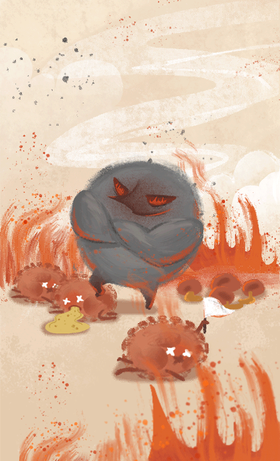 胜利的场景 br>在人体内,t淋巴细胞遇到了病毒就开始分解它使其死亡