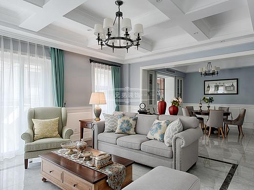 重庆茶园鸿笙苑叠拼别墅装修设计方案实景图,兄弟装饰