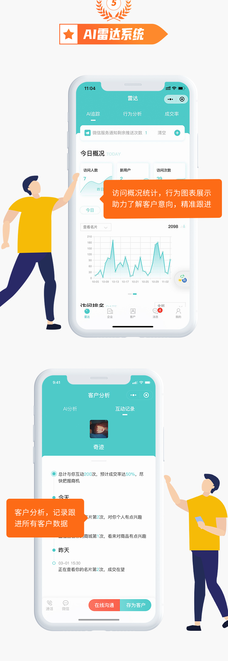 壹脉销客智能crm名片营销系统，壹立科技旗下