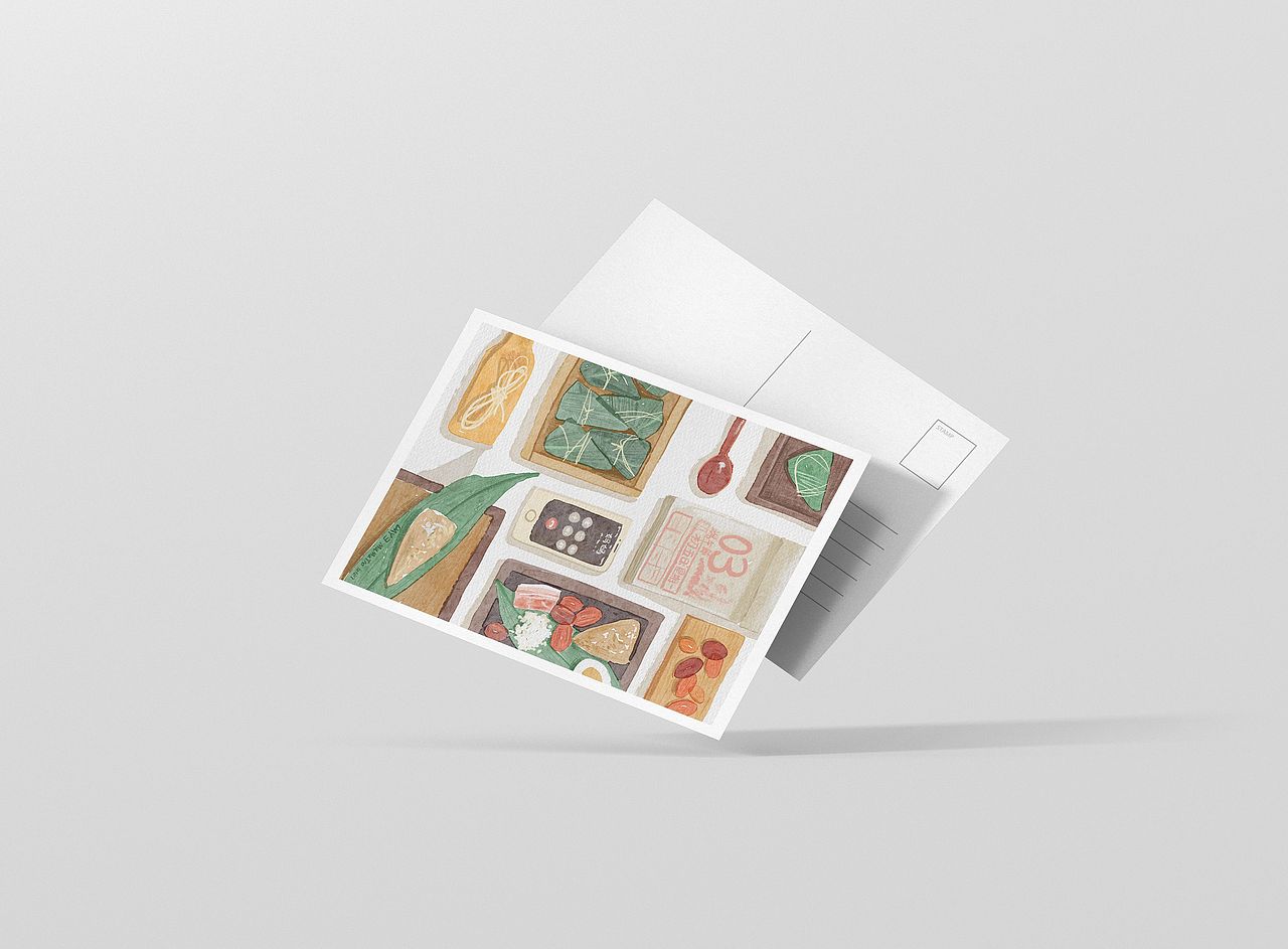 端午节粽子插画