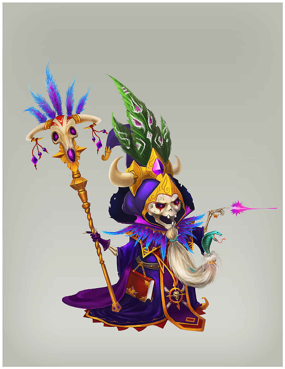 gui习作 -《地铁:育神计划》gui习作 -《框架》笨笨标签骷髅法师原画