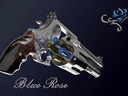 【C4D建模】鬼泣5——湛藍玫瑰