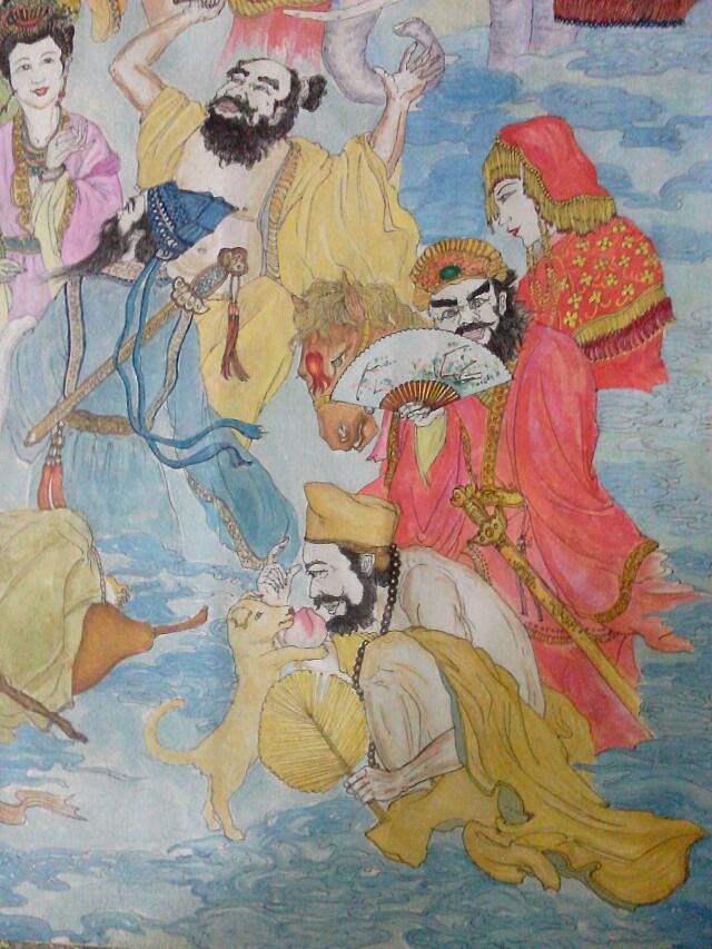 国画——人物(百仙图)