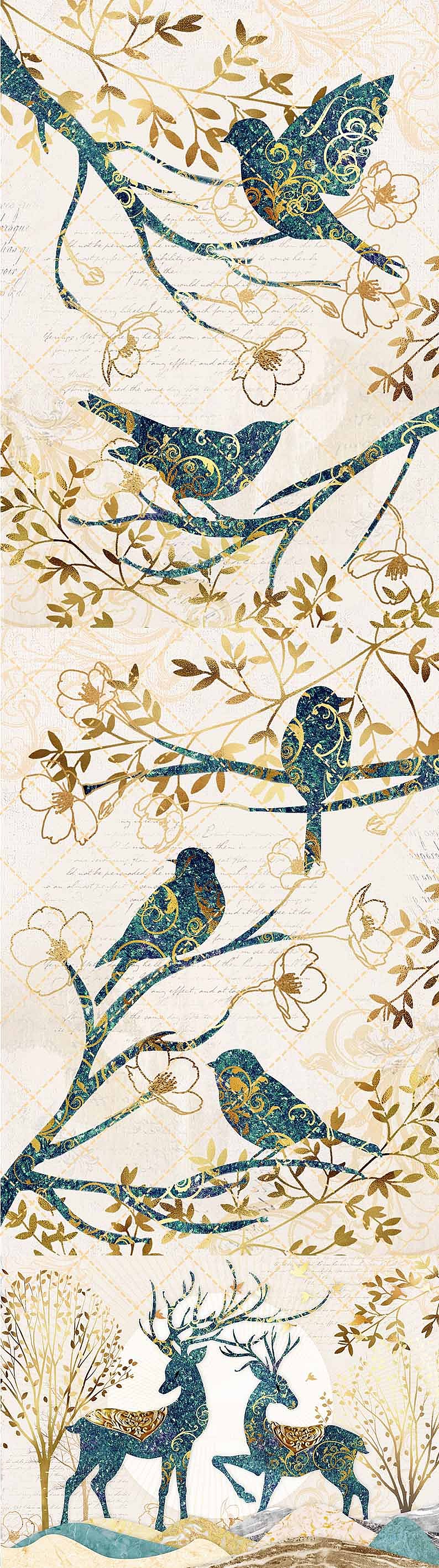 花卉装饰画（图ZMTM0Mjc2NDA0） - 商业插画 - 站酷设计师墙角呆瓜原创素材 - 站酷ZCOOL