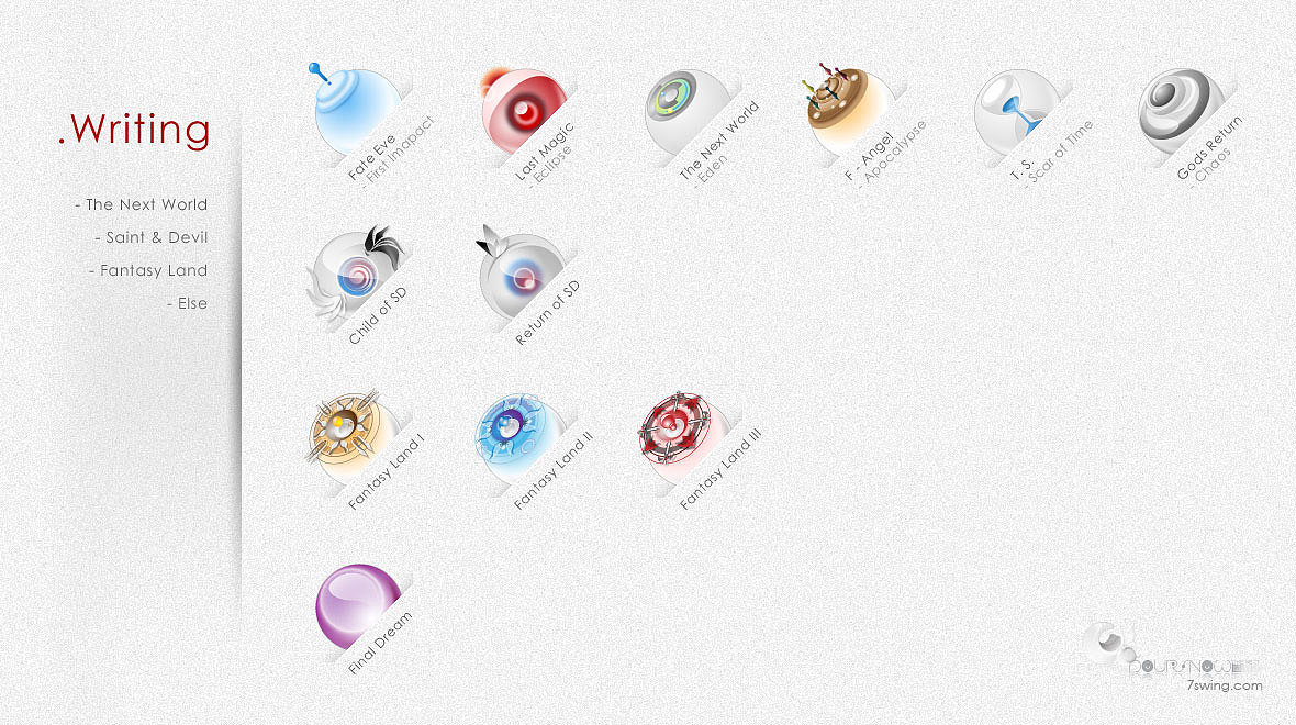 个人网站御用icon—《Hemisphere》系列（图ZNzQ5MzE3Mg==） - 主题/皮肤 - 站酷设计师OMG小七原创素材 - 站酷ZCOOL