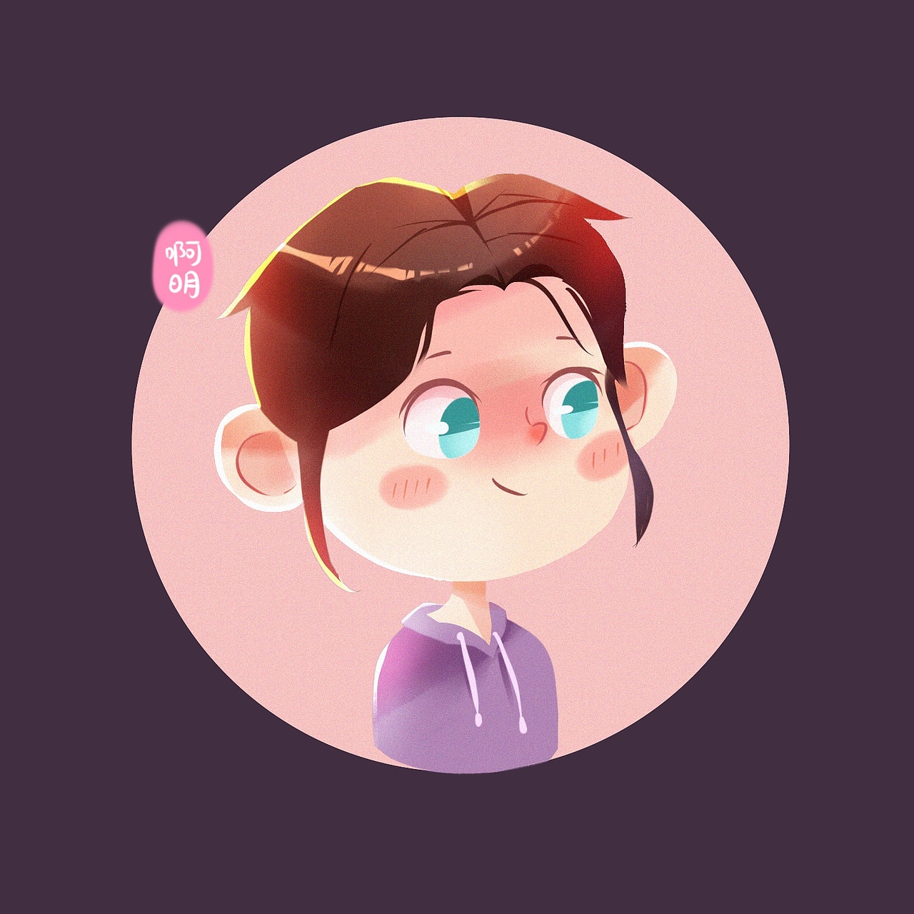 #儿童插画 近期商业头像小色稿总结