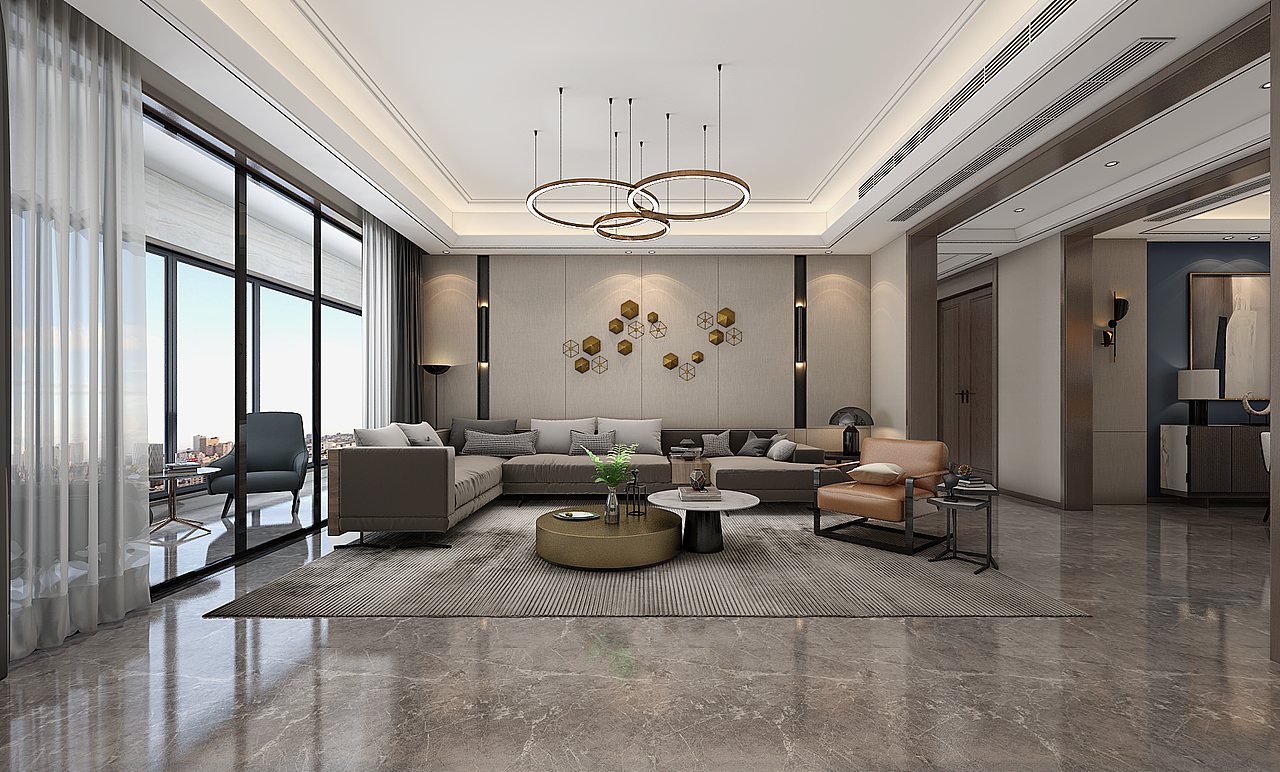 长安天玺200平方现代风格