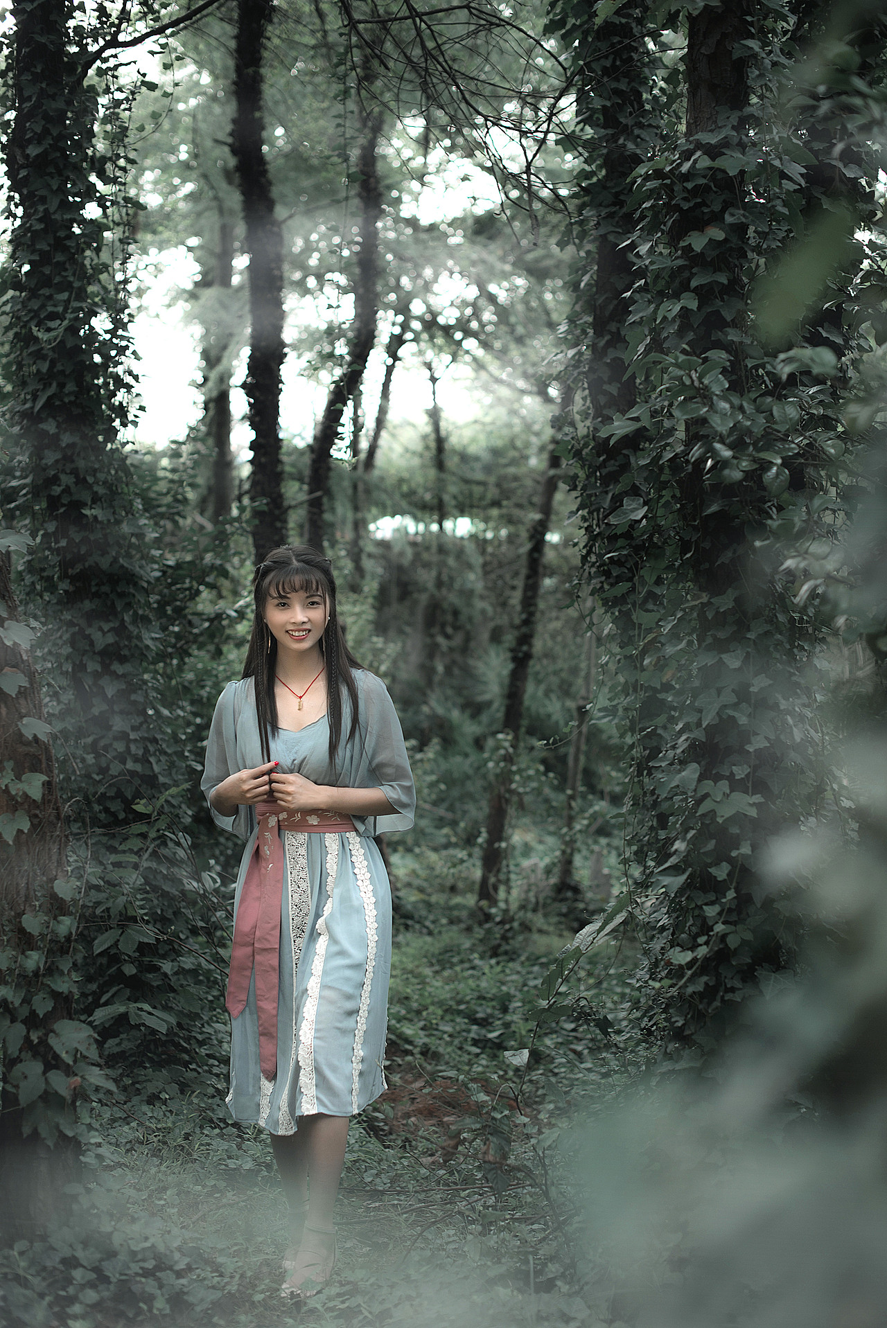 森系照片一组-茶花园（图ZMzI1OTI0MDQ=） - 人像摄影 - 站酷设计师Allenwei原创素材 - 站酷ZCOOL