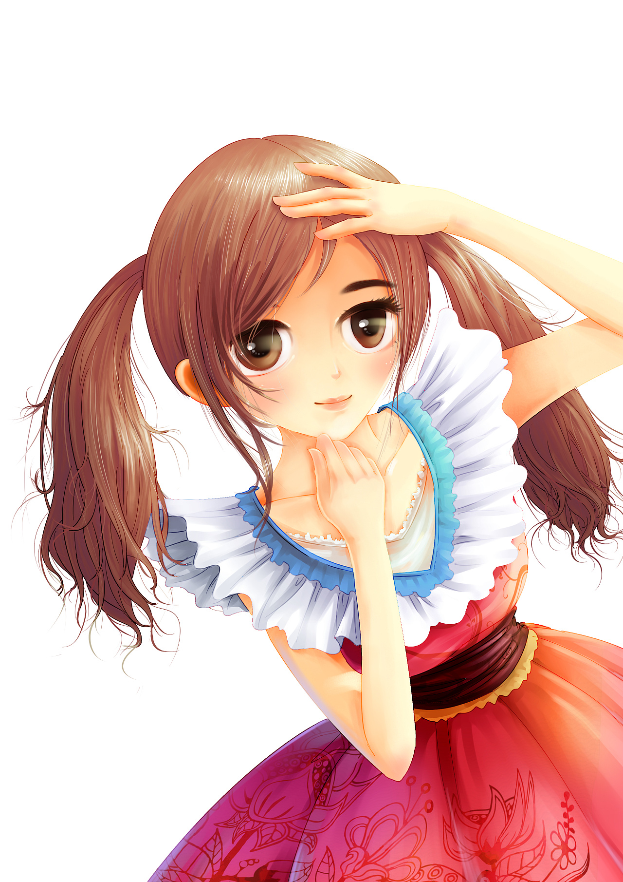 青春类    练习    人物上色