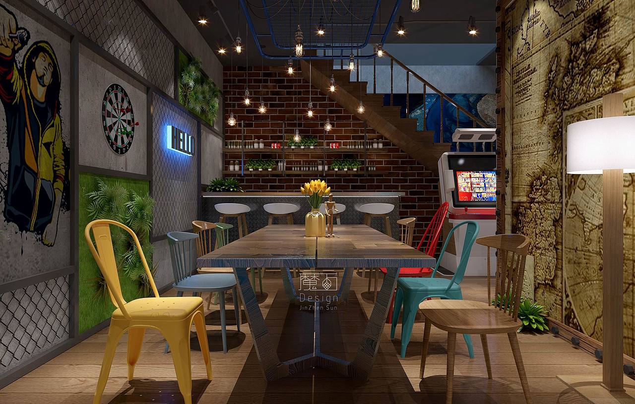 8号轰趴馆空间设计