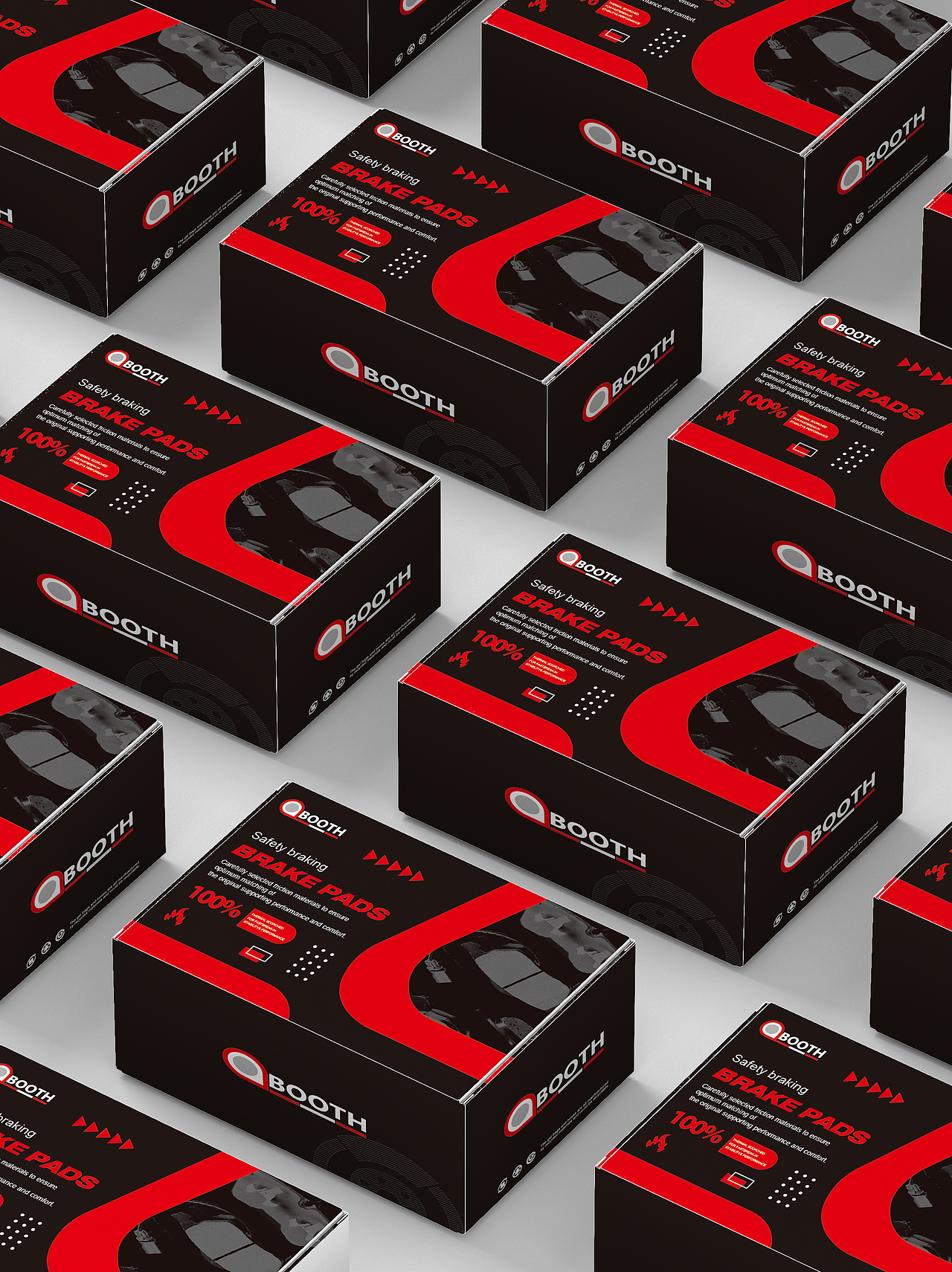 BOOTH刹车片包装设计（图ZMzQ3NDM3ODY4） - 包装 - 站酷设计师韩洪章一墨资设计原创素材 - 站酷ZCOOL