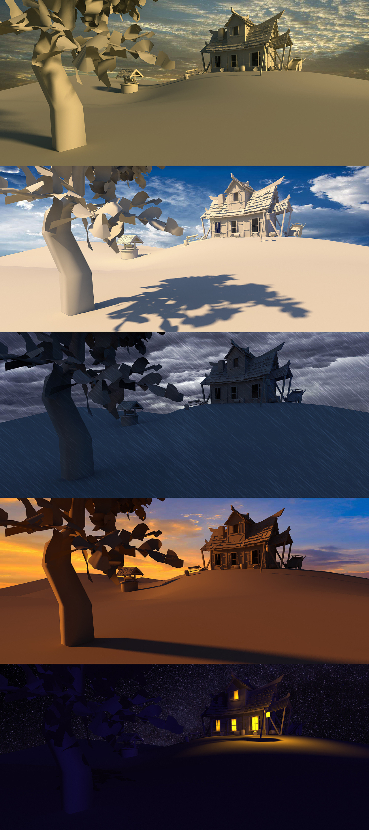 maya布光练习|三维|场景|xiaoyibie_原创作品-站酷zcool