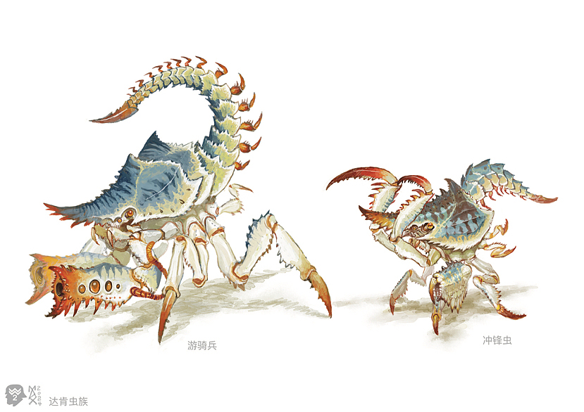 达肯虫族 游骑兵（图ZMzY3ODI3NTMy） - 概念设定 - 站酷设计师mamax原创素材 - 站酷ZCOOL