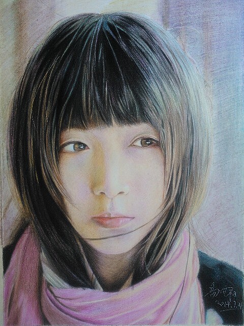 彩铅女孩（图ZMTgxOTI4ODA=） - 绘画 - 站酷设计师特浓冰美式无糖原创素材 - 站酷ZCOOL