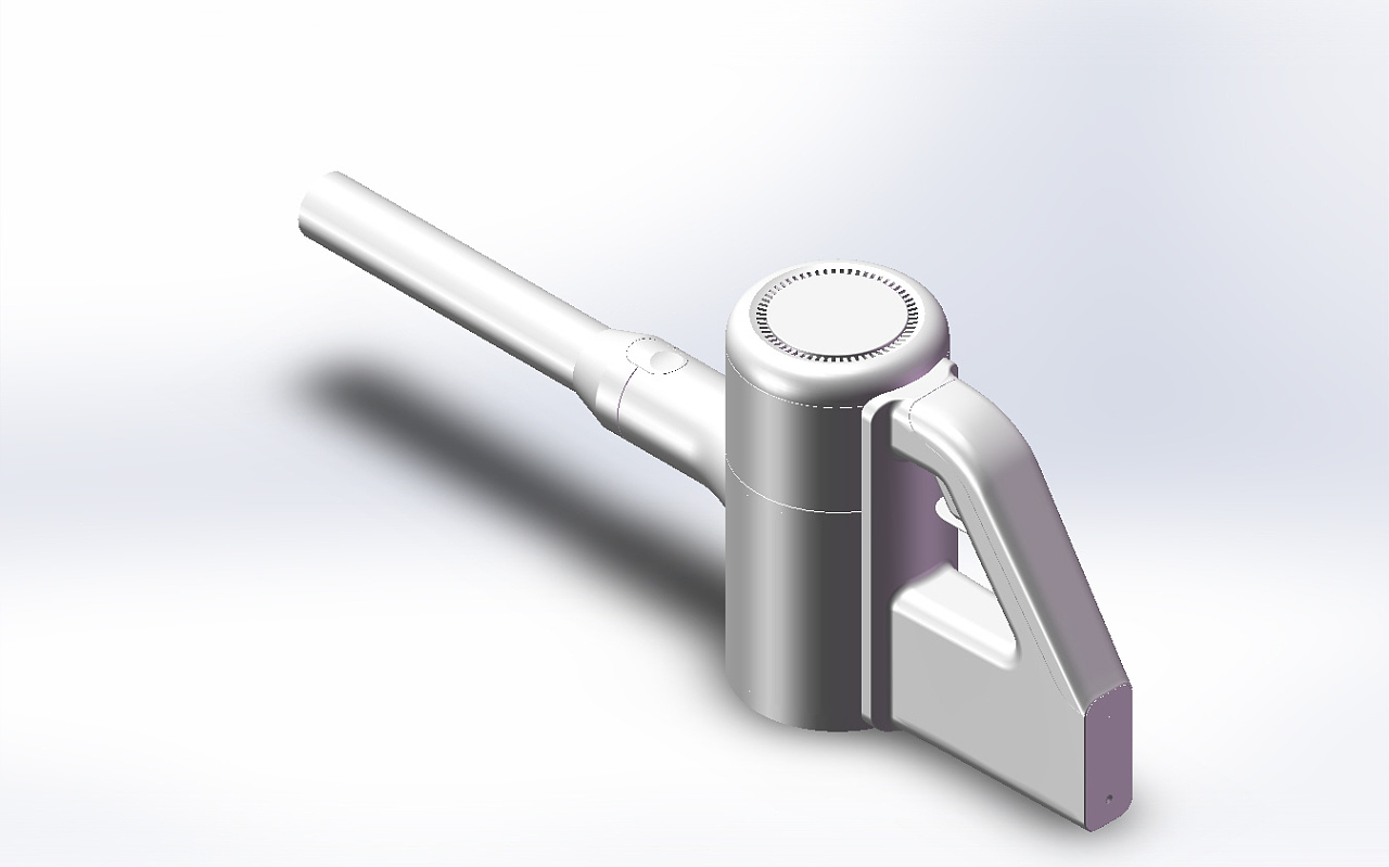 小米无绳吸尘器外观建模练习