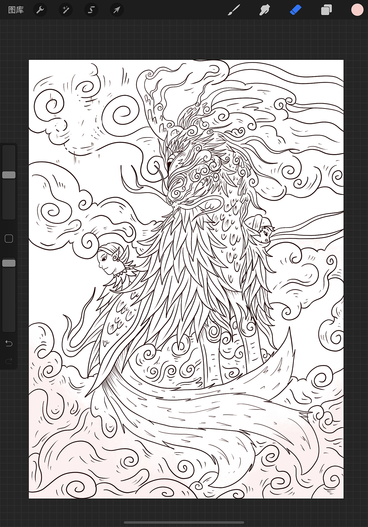 国潮涂鸦(鹿回头)