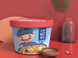 蒙古族 早餐 鍋茶 奶茶 包裝插畫(huà)