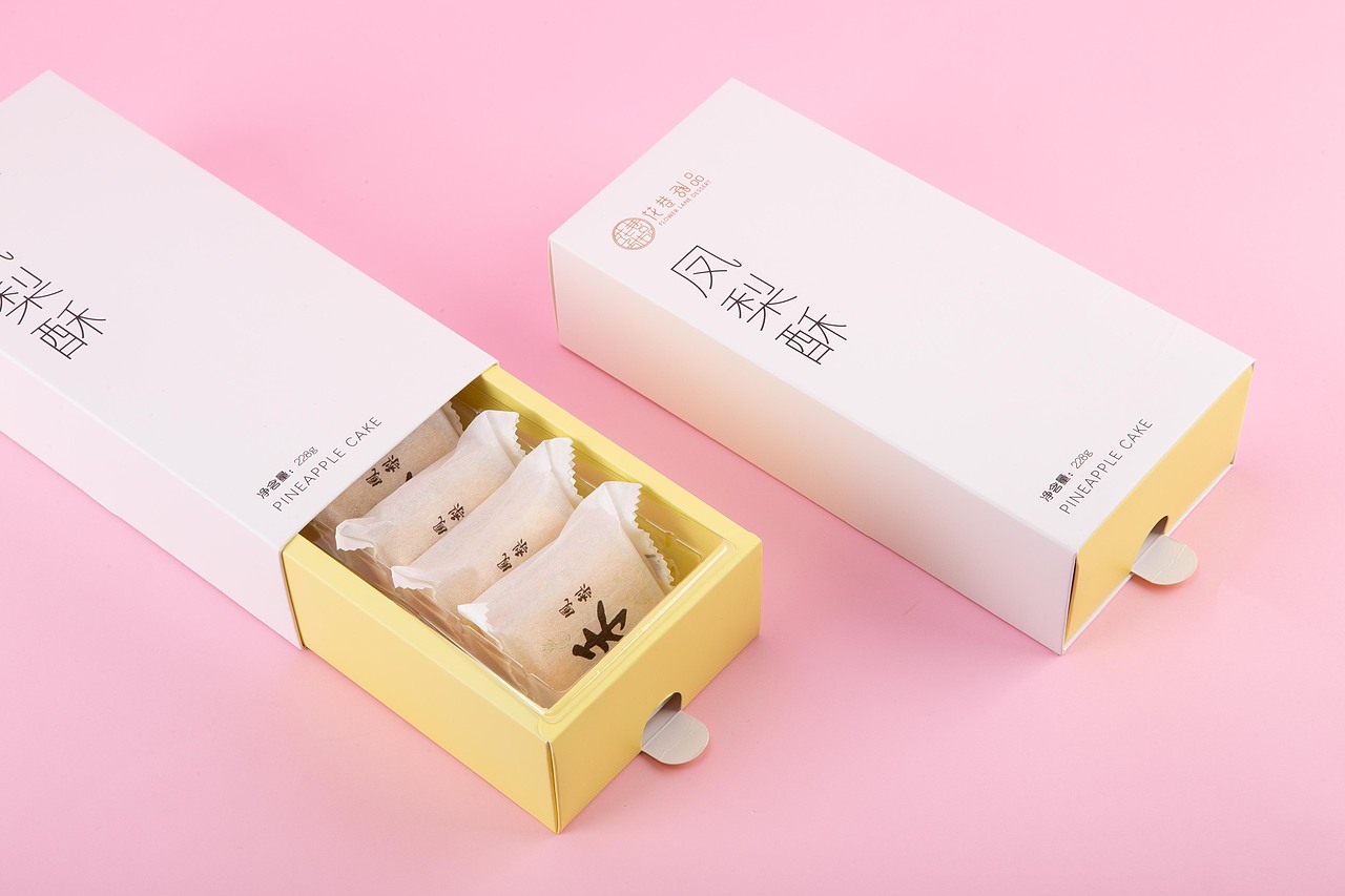 花巷甜品VI设计，鳳梨酥禮盒（图ZMTU4NTU4MTEy） - 品牌 - 站酷设计师龙眼设计原创素材 - 站酷ZCOOL