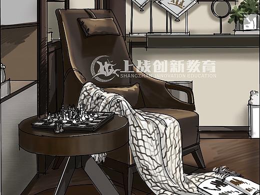 上战室内手绘视频