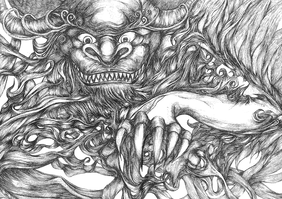 《山海经》异兽插画设计