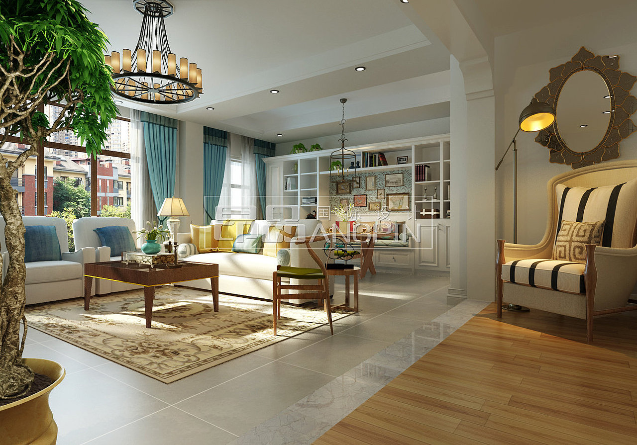 贵阳别墅装修 中铁生态城500平米别墅装修设计案例