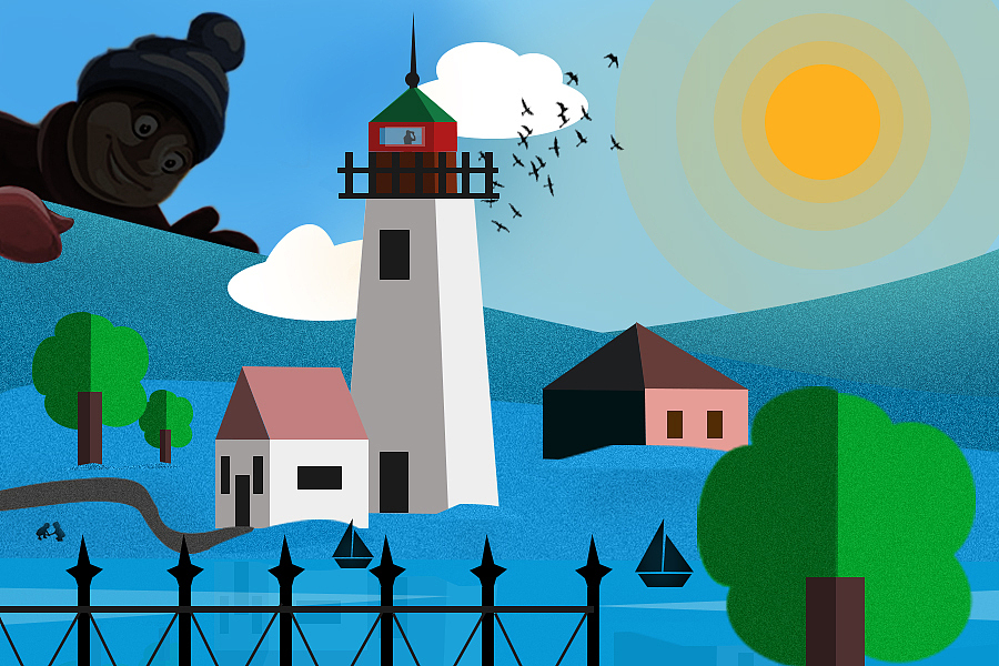 插画习作（风景）（图ZMjU1NTUwMzEy） - 创作习作 - 站酷设计师码农铁二原创素材 - 站酷ZCOOL