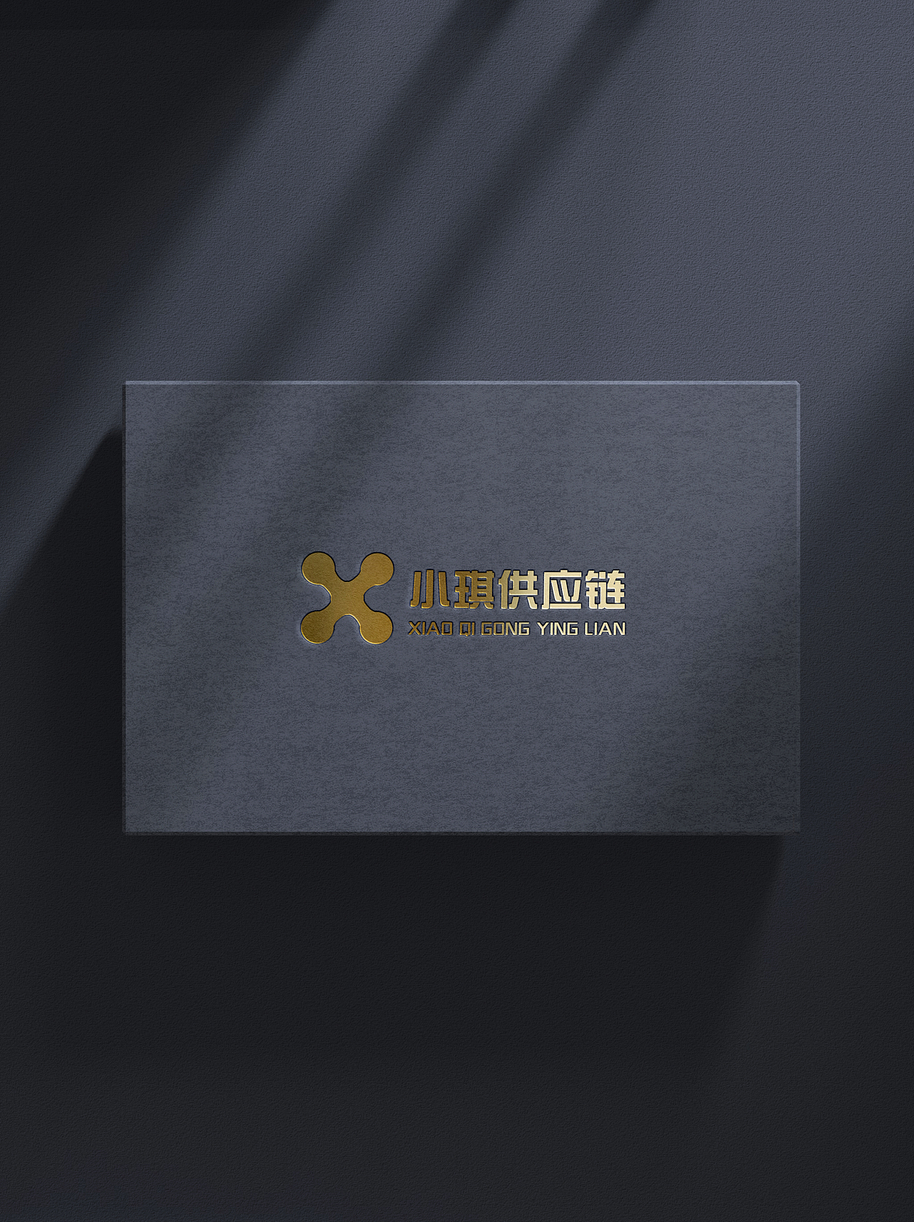 字母logo/logo/名片设计-小琪供应链