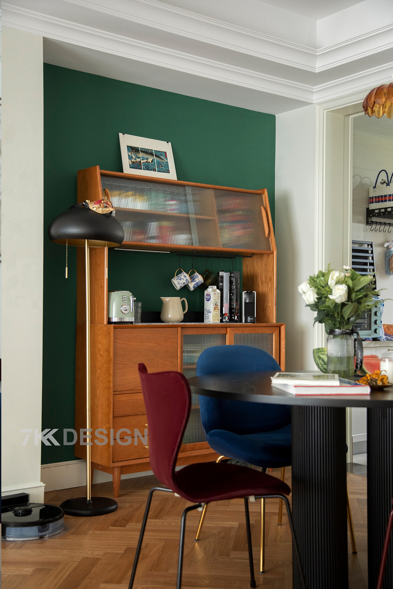 115㎡精装房改造，精彩配色塑造文艺复古风，仅花15万（图ZMjU5MzYxNzIw） - 家装设计 - 站酷设计师7kkdesign麦古一原创素材 - 站酷ZCOOL