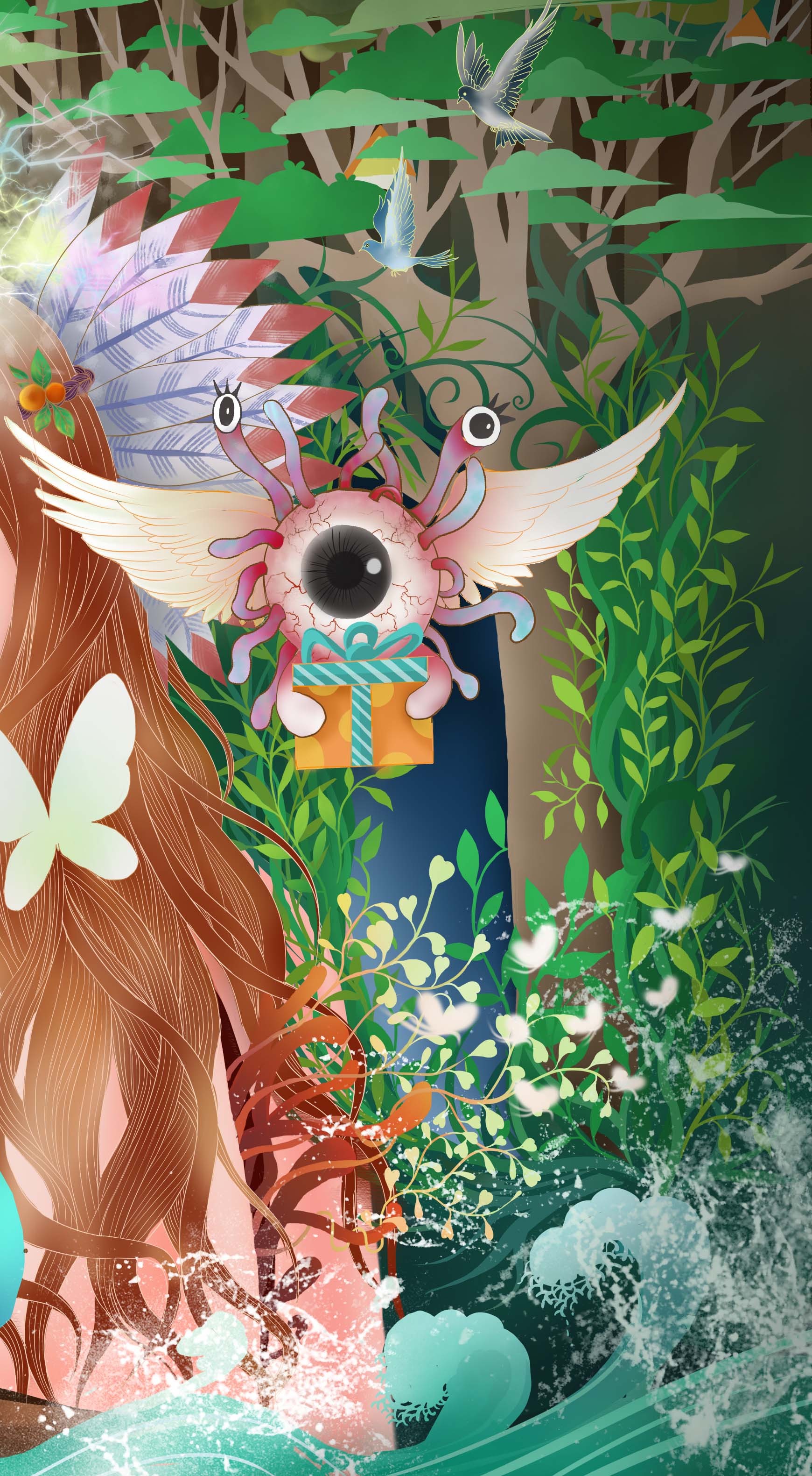 无声世界——《心灵》|插画|商业插画|鹤静虫幽 - 原创作品 - 站酷